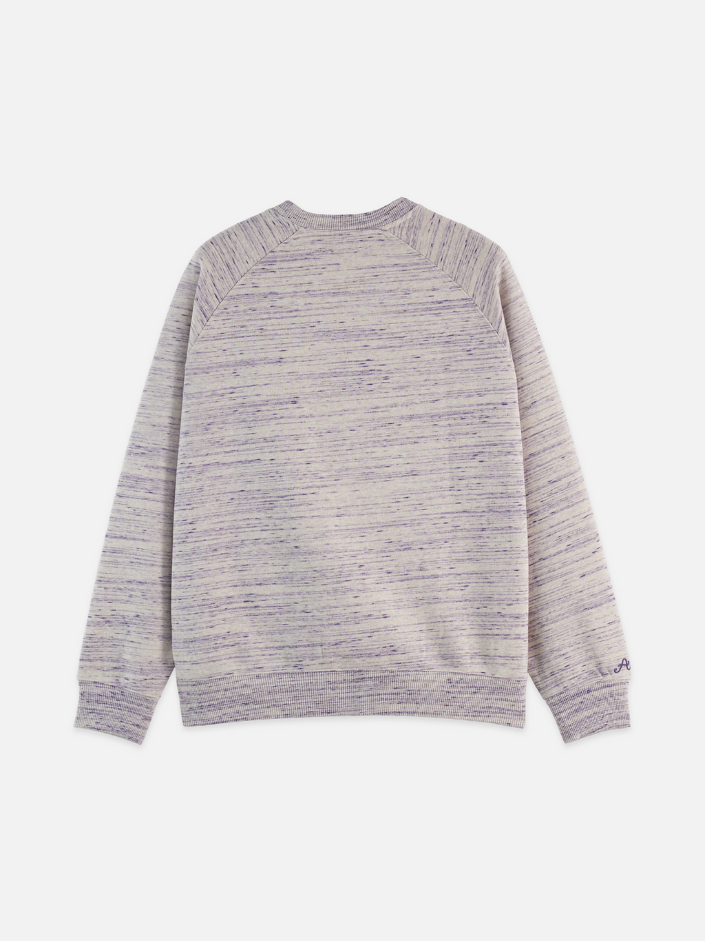 Space Yarn Embroidered Loose-Fit Sweatshirt