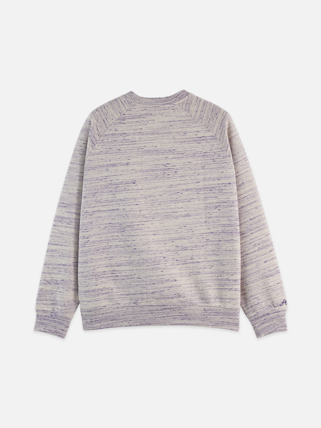 Space Yarn Embroidered Loose-Fit Sweatshirt
