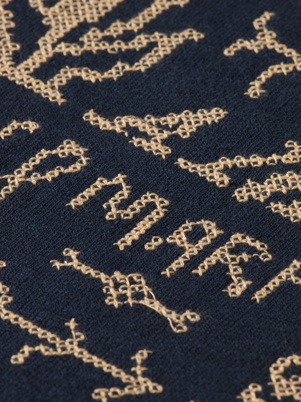 Cross Stitch Artwork Relaxed-Fit Sweatshirt