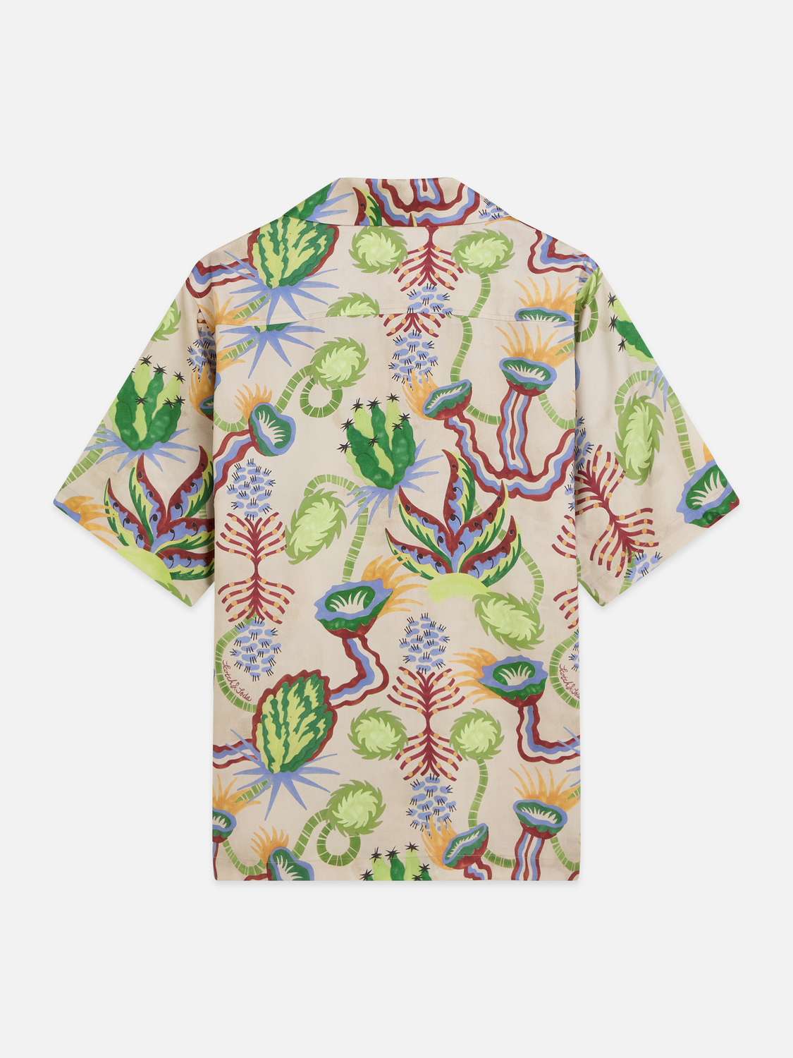 Printed Tencel Relaxed-Fit Shirt