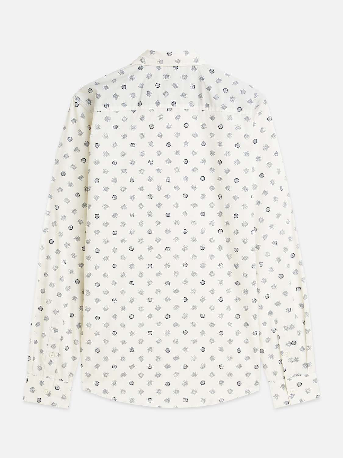 Microprint Poplin Slim-Fit Shirt