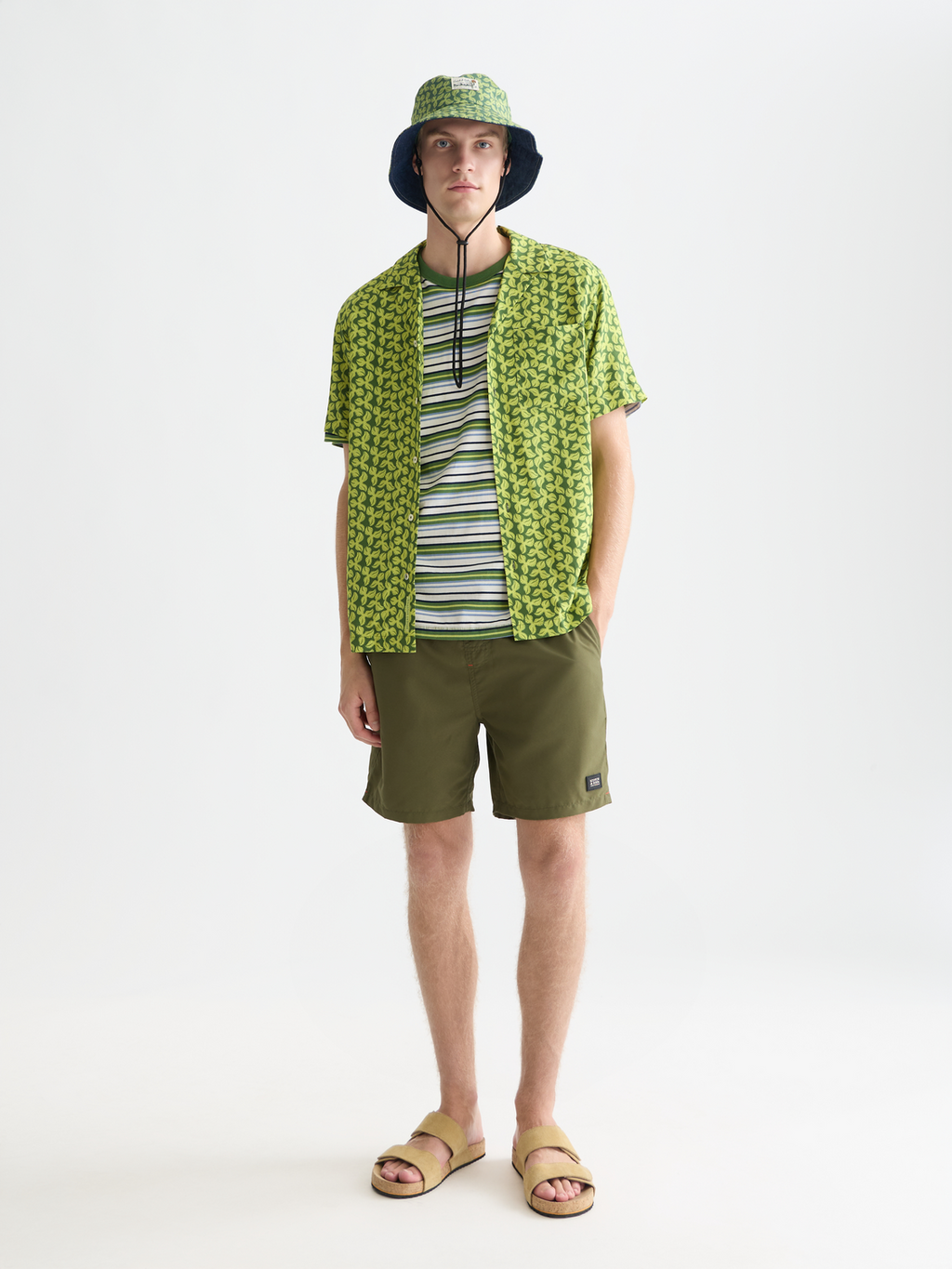 Printed Viscose Regular-Fit Shirt