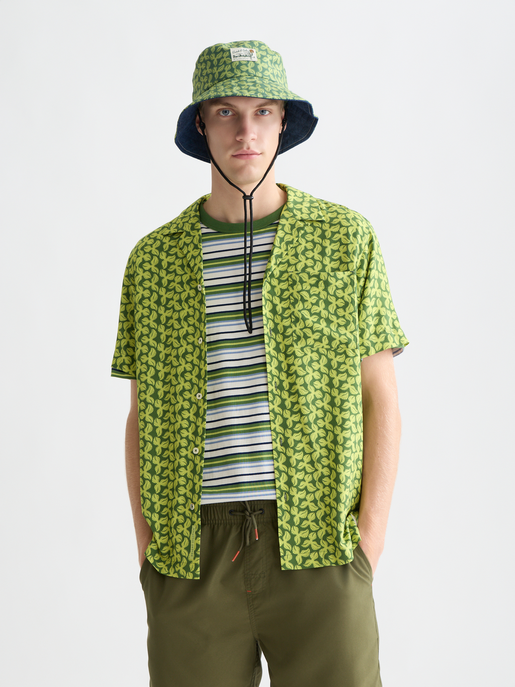 Printed Viscose Regular-Fit Shirt