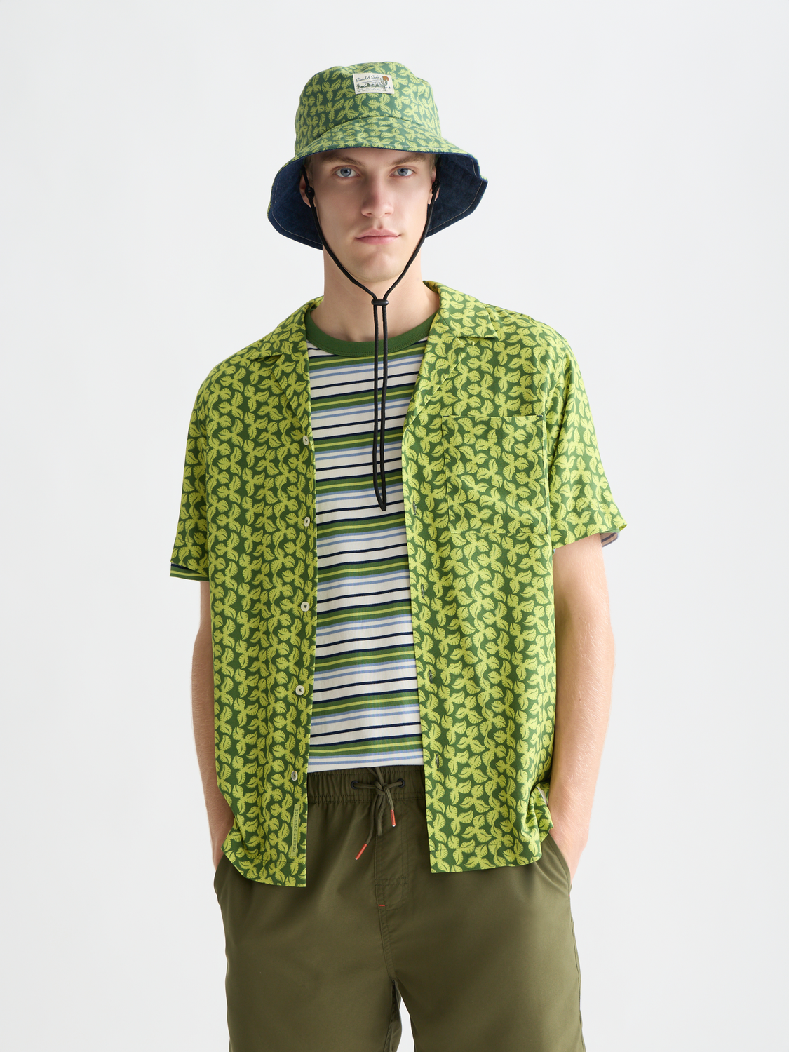 Printed Viscose Regular-Fit Shirt