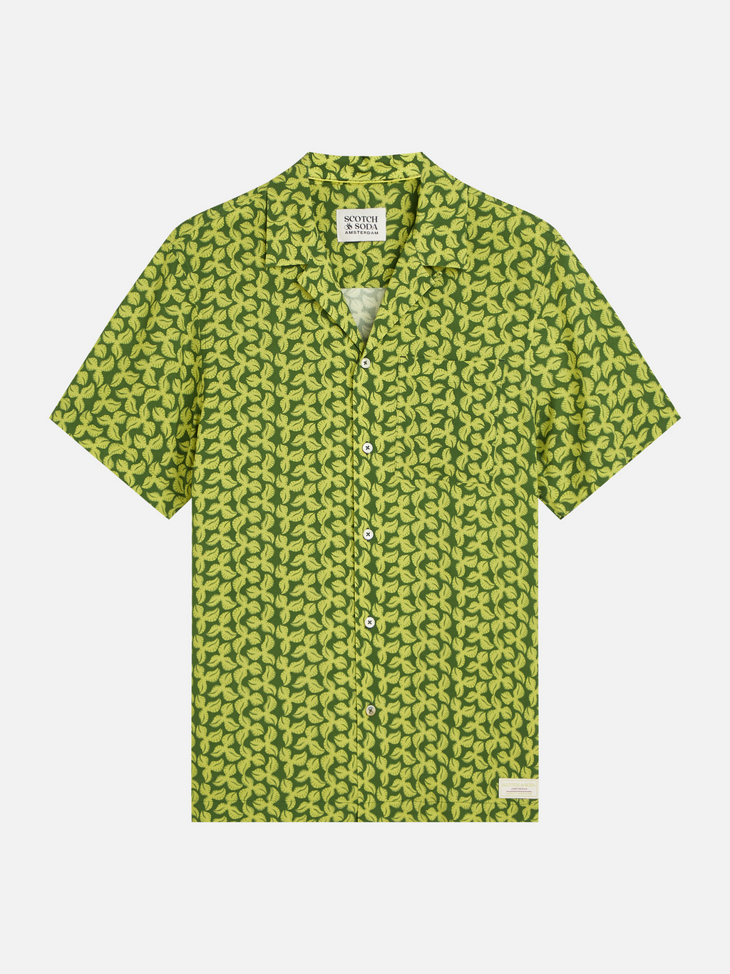 Printed Viscose Regular-Fit Shirt
