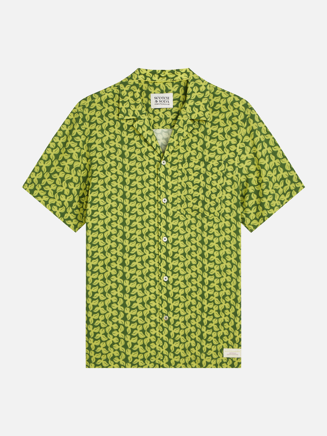 Printed Viscose Regular-Fit Shirt