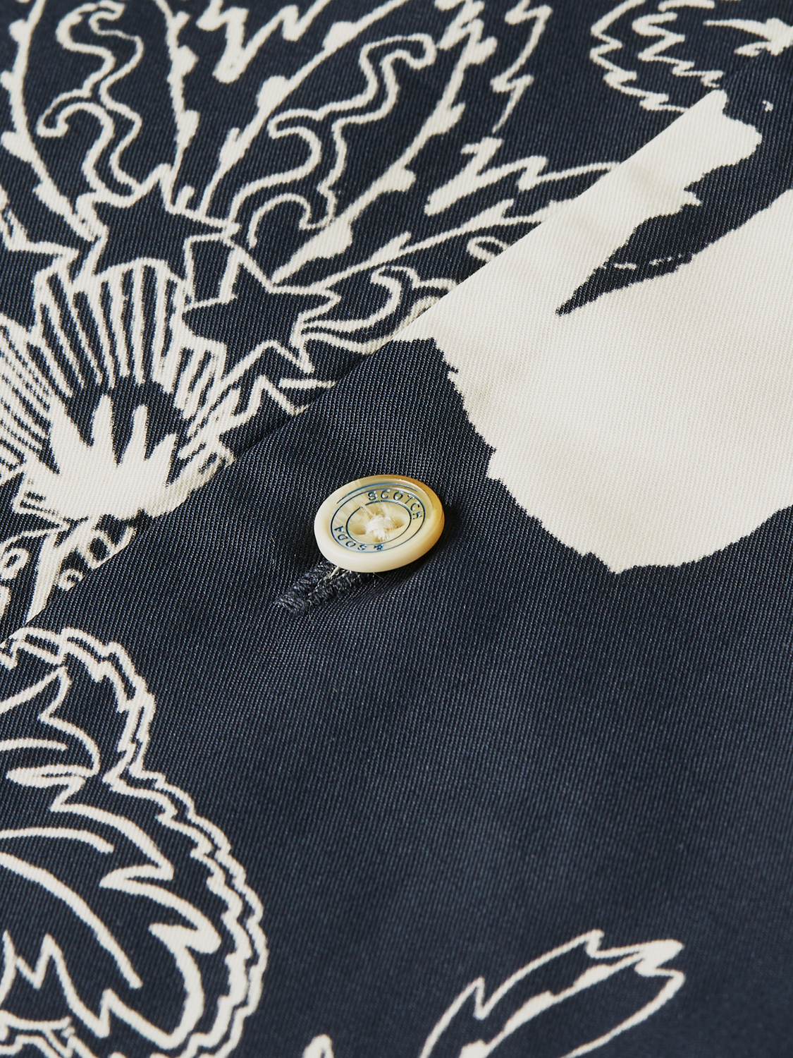 Printed Lyocell Short Sleeve Shirt