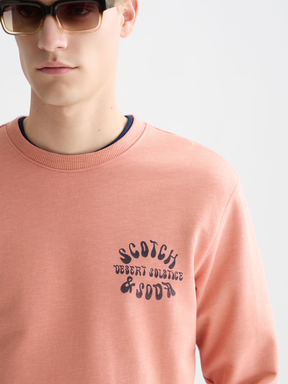 Left Chest Logo Regular-Fit Sweatshirt