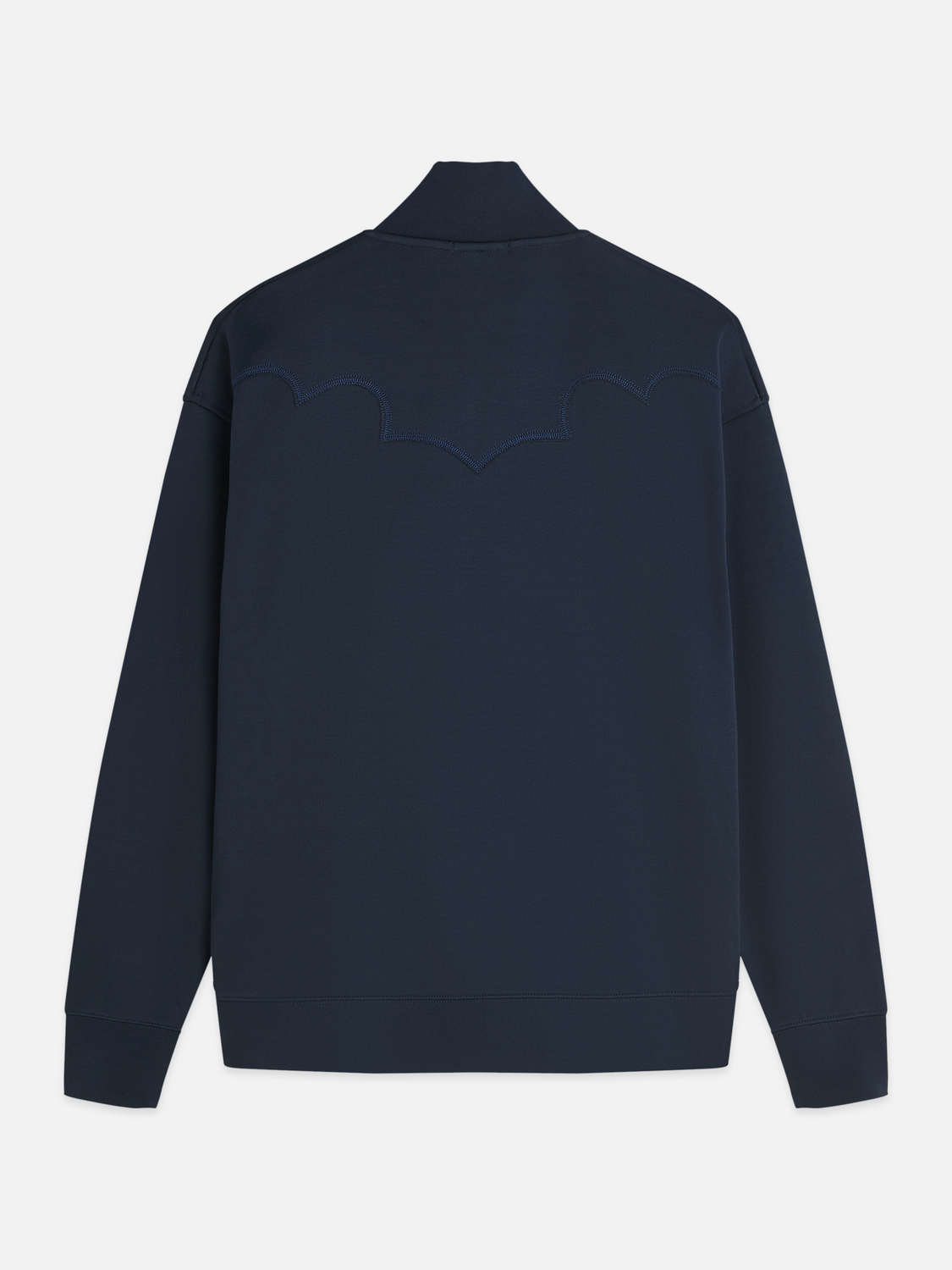 Interlock Embroidered Relaxed-Fit Zip-Through Track Jacket