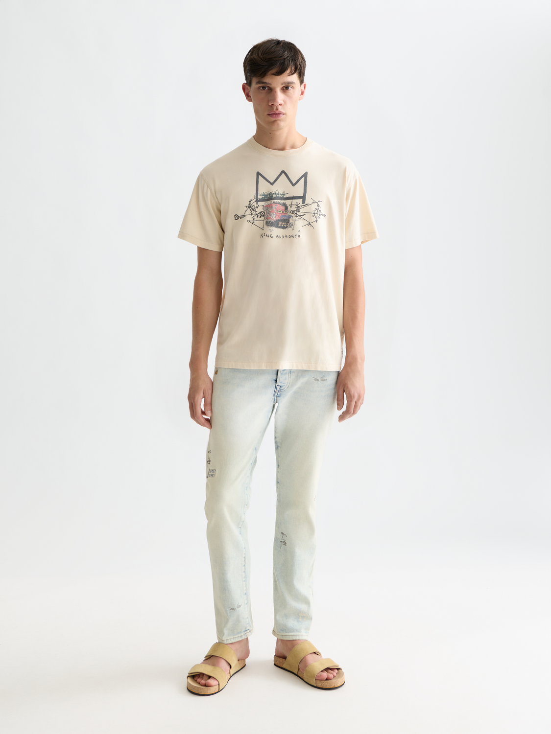 Scotch & Soda x Basquiat Artwork Relaxed Fit T-Shirt