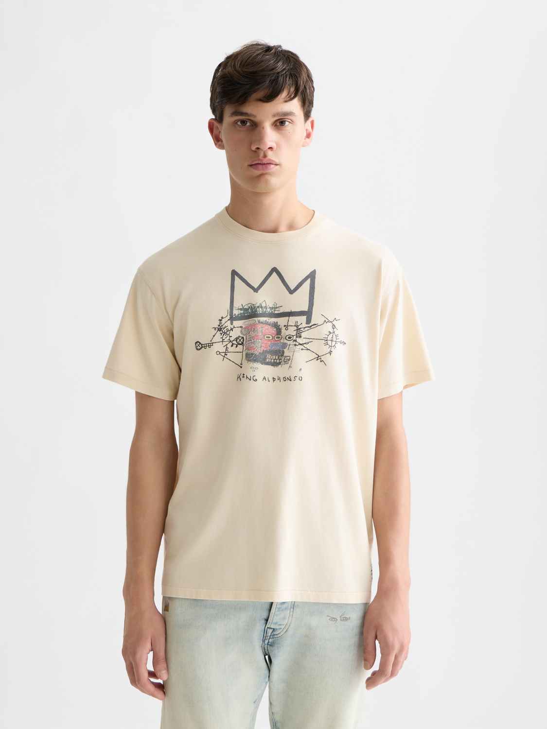 Scotch & Soda x Basquiat Artwork Relaxed Fit T-Shirt