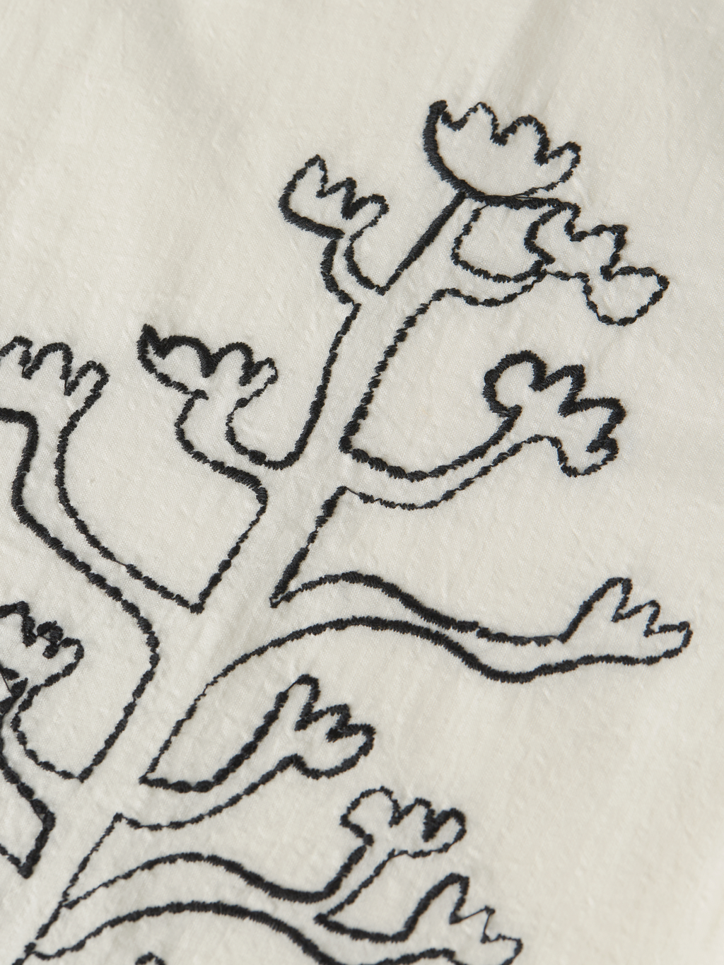 Embroidered Seersucker Relaxedfit Shortsleeved Shirt
