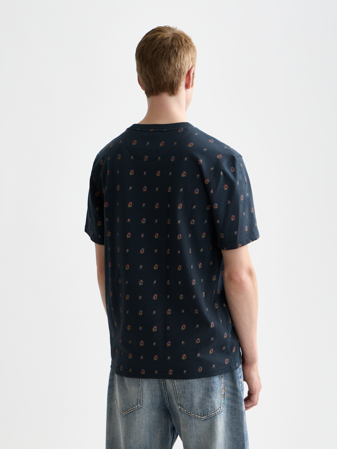 Micro-Printed Regular-Fit T-Shirt