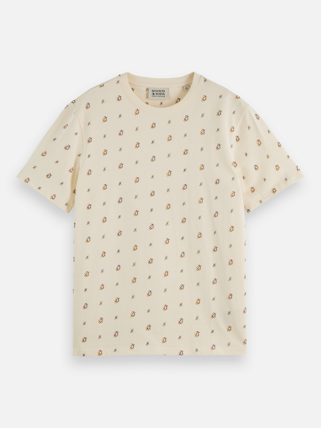 Micro-Printed Regular-Fit T-Shirt
