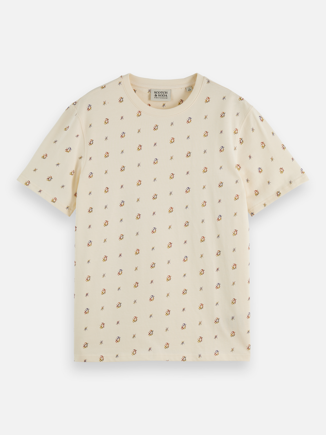 Micro-Printed Regular-Fit T-Shirt
