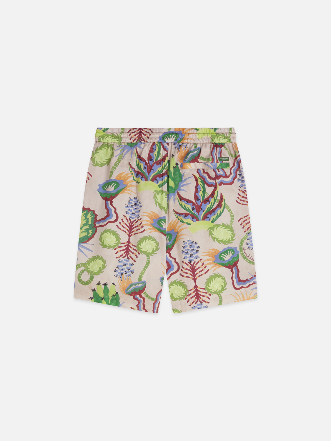 Fave Printed Tencel Relaxed-Fit Bermuda Shorts