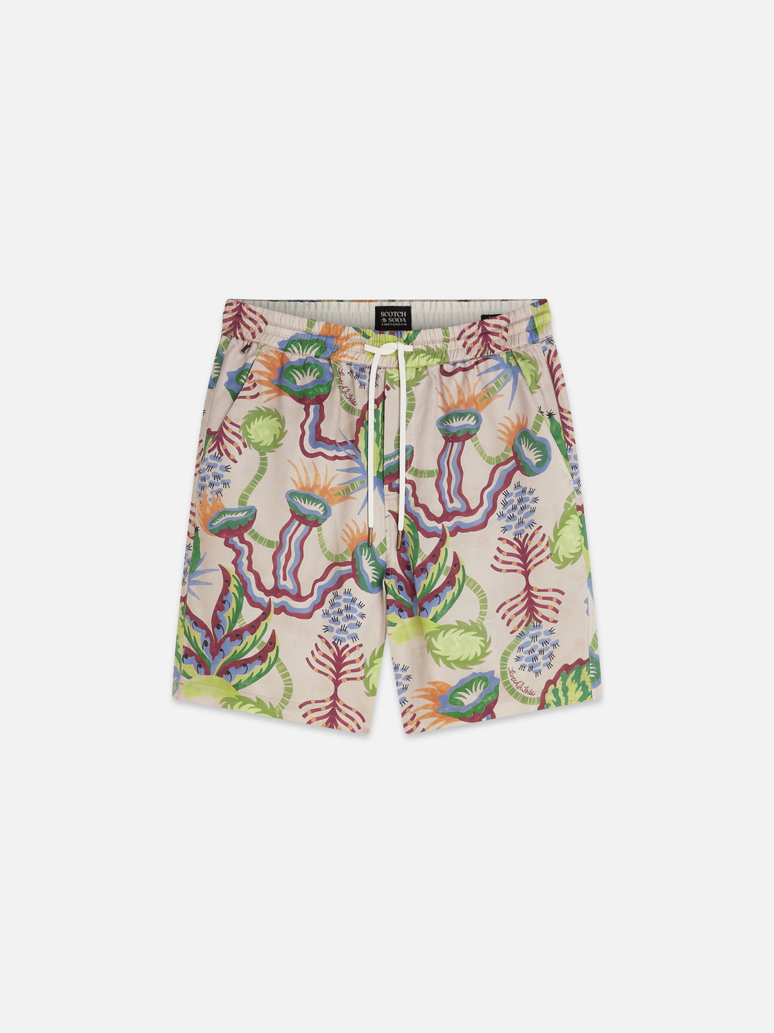 Fave Printed Tencel Relaxed-Fit Bermuda Shorts
