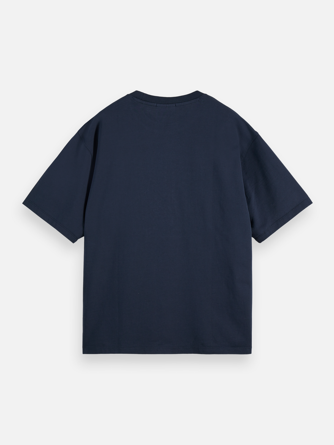 Cross-Stitched Front Artwork Loose-Fit T-Shirt