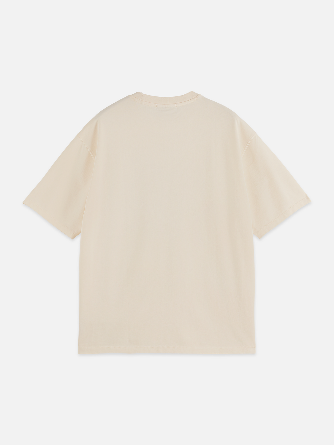 Cross-Stitched Front Artwork Loose-Fit T-Shirt