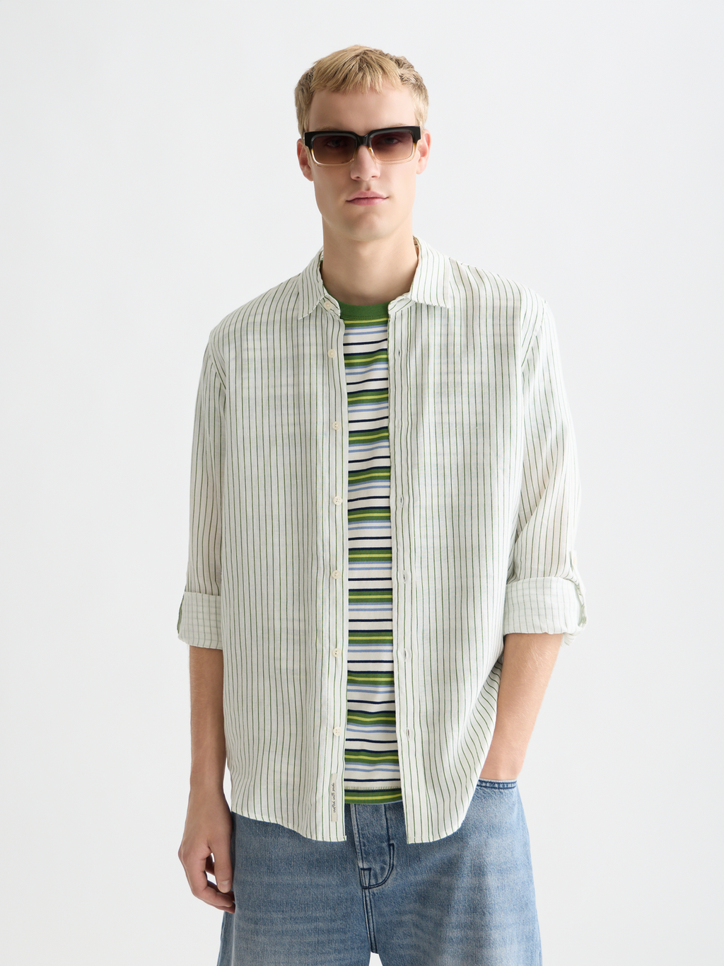Linen Striped Regularfit Shirt