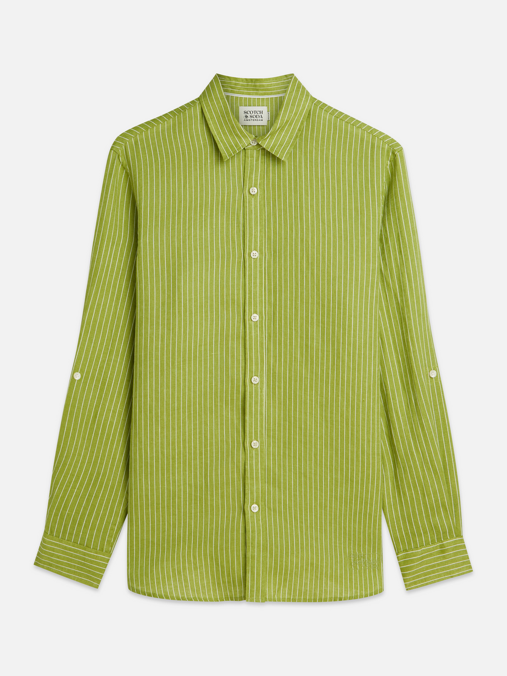 Linen Striped Regular-Fit Shirt