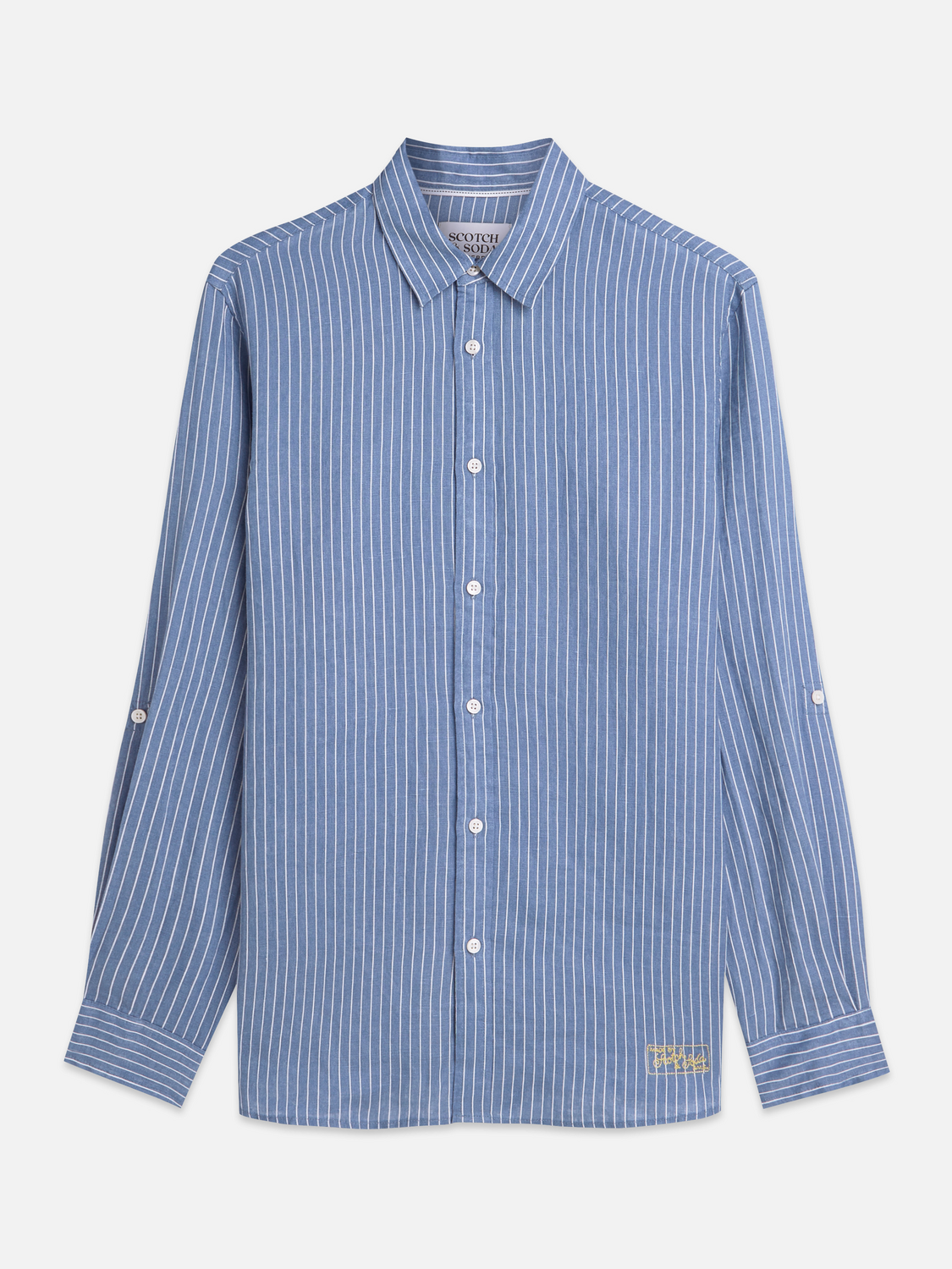 Linen Striped Regular-Fit Shirt