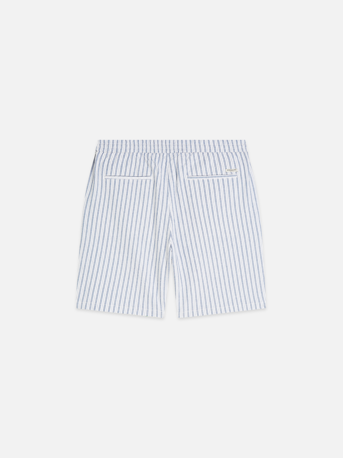 Fave Cotton-Linen Yarn-Dyed Regular-Fit Bermuda Shorts