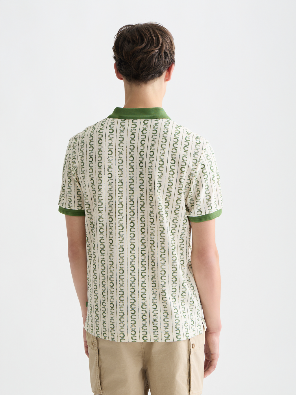 Microprinted Regularfit Polo