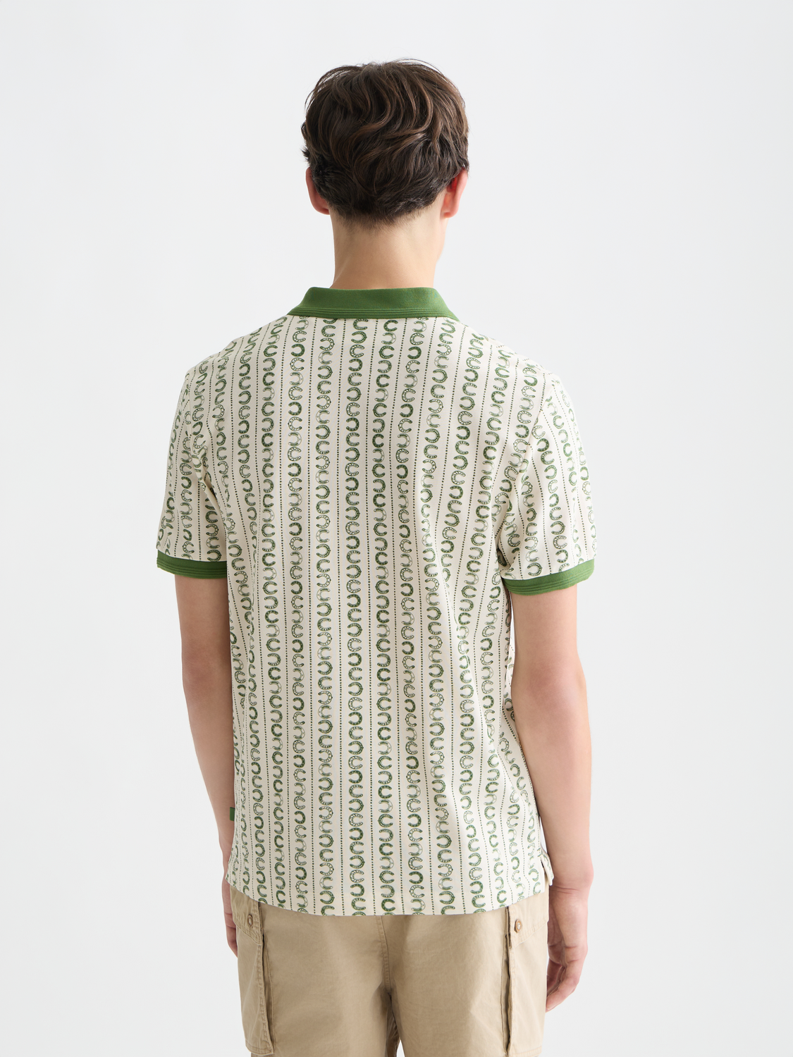 Microprinted Regularfit Polo