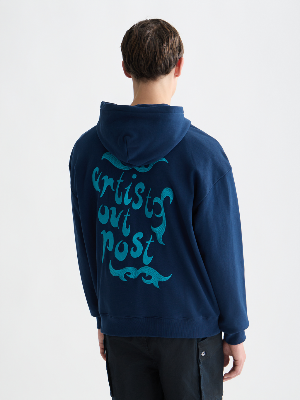 Front And Back Artwork Loosefit Hoodie