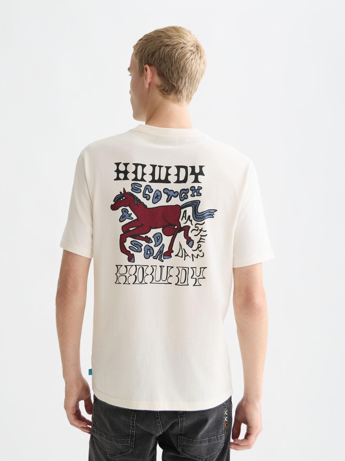 Front And Back Artwork Regular-Fit T-Shirt