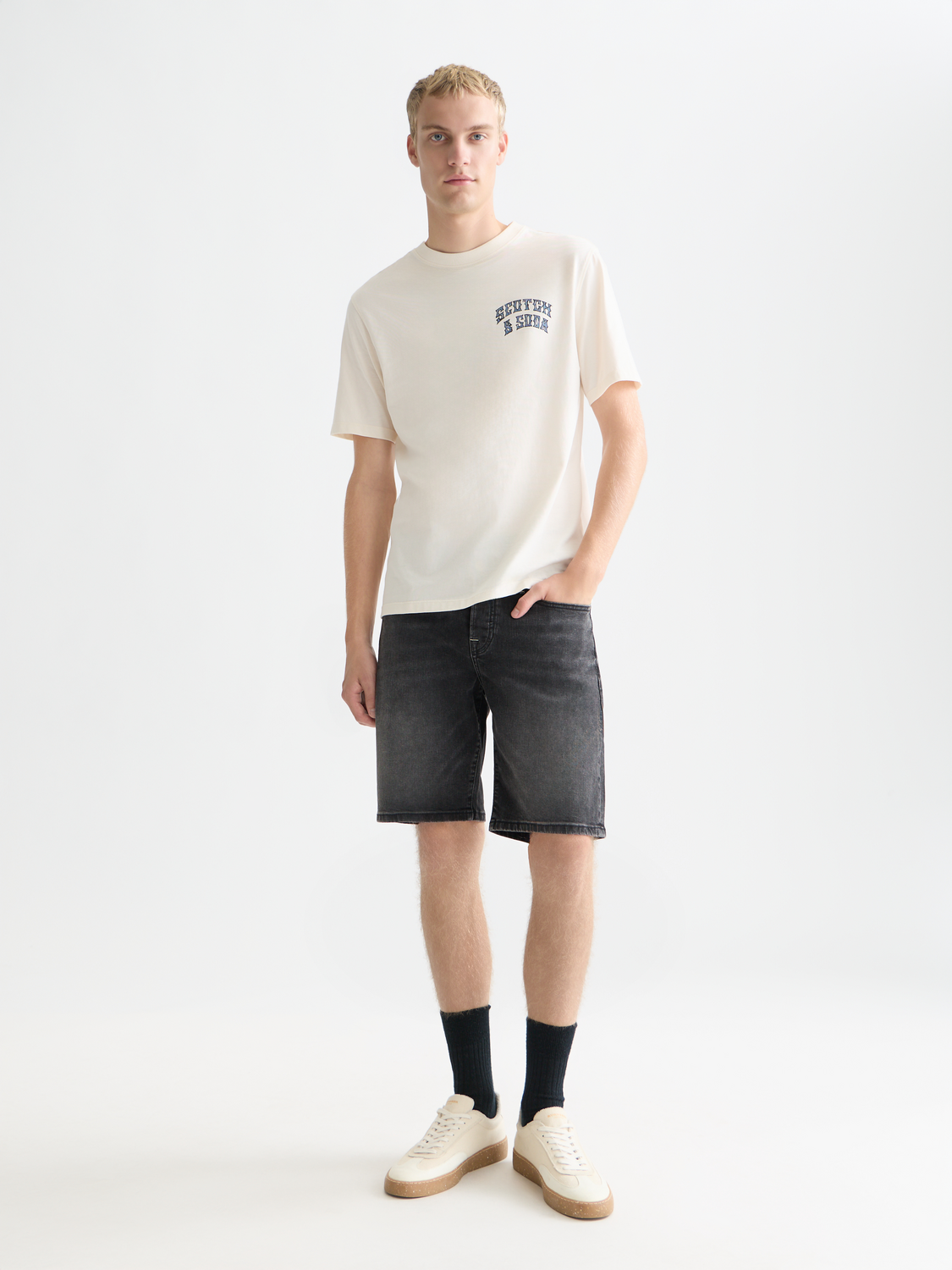 Front And Back Artwork Regular-Fit T-Shirt