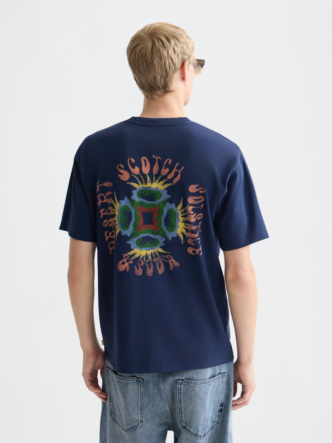 Front And Back Artwork Relaxed-Fit T-Shirt
