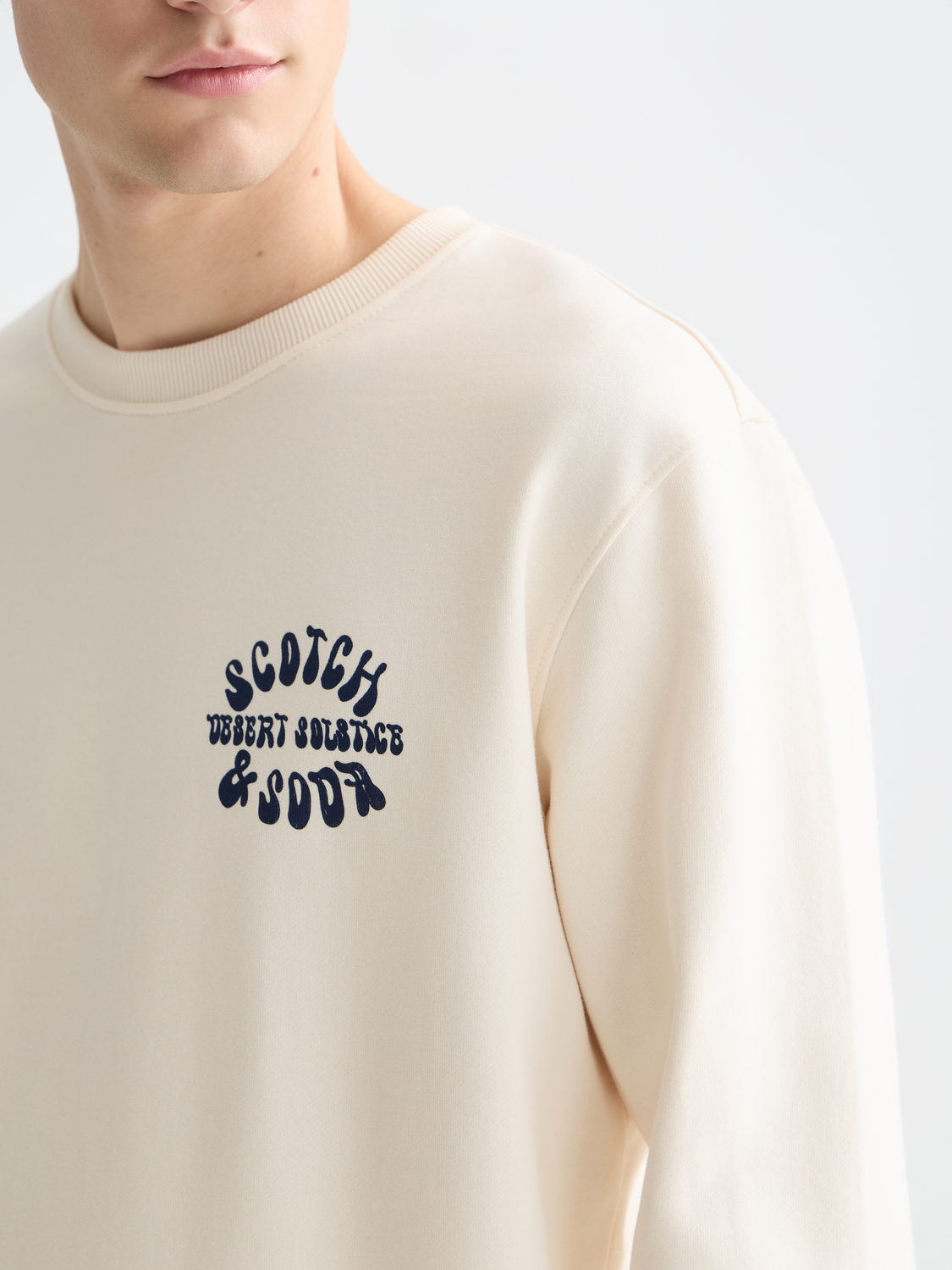 Front And Back Artwork Regular-Fit Sweatshirt