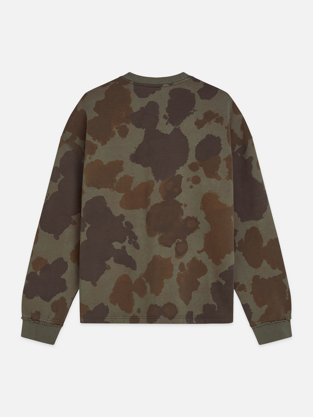 Printed Overdyed Loosefit Sweatshirt