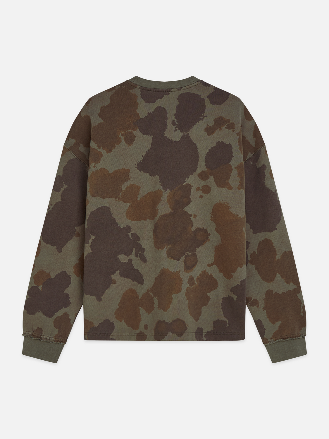 Printed Overdyed Loosefit Sweatshirt