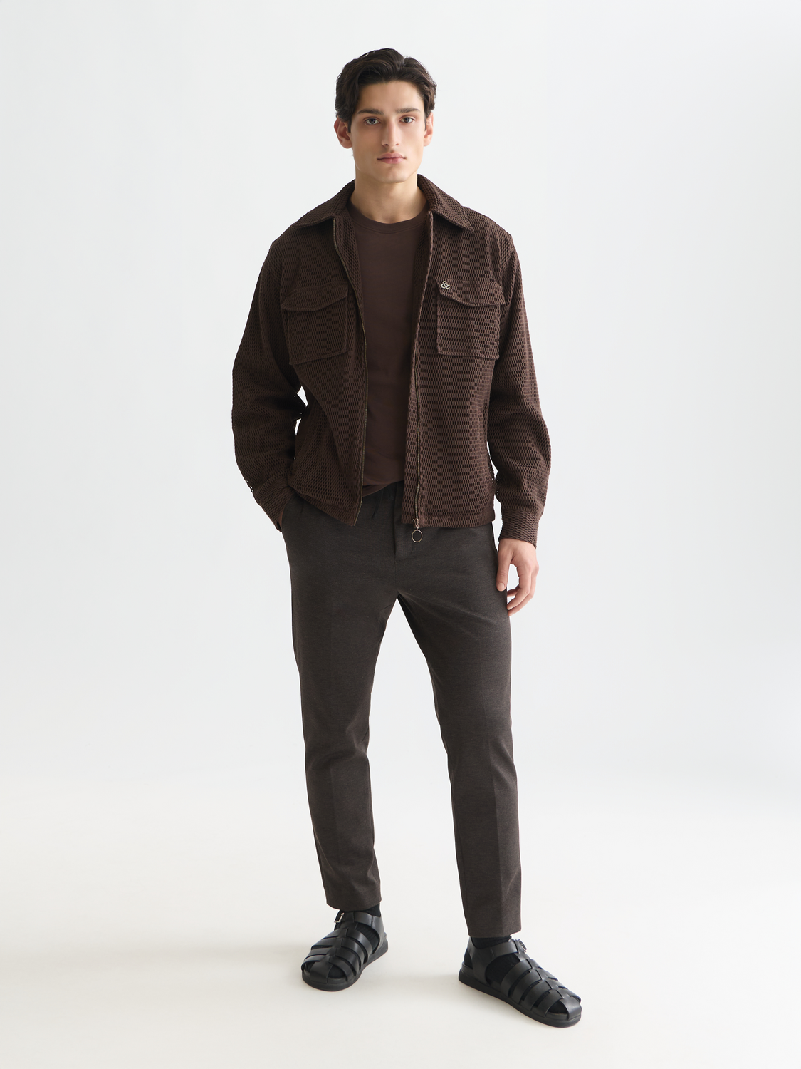 Finch Yarn-Dyed Jersey Tapered-Fit Jogger