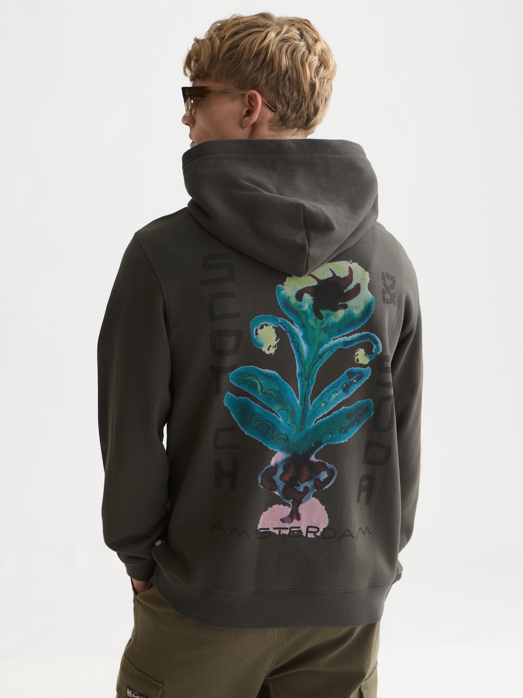 Front And Back Artwork Regular-Fit Hoodie