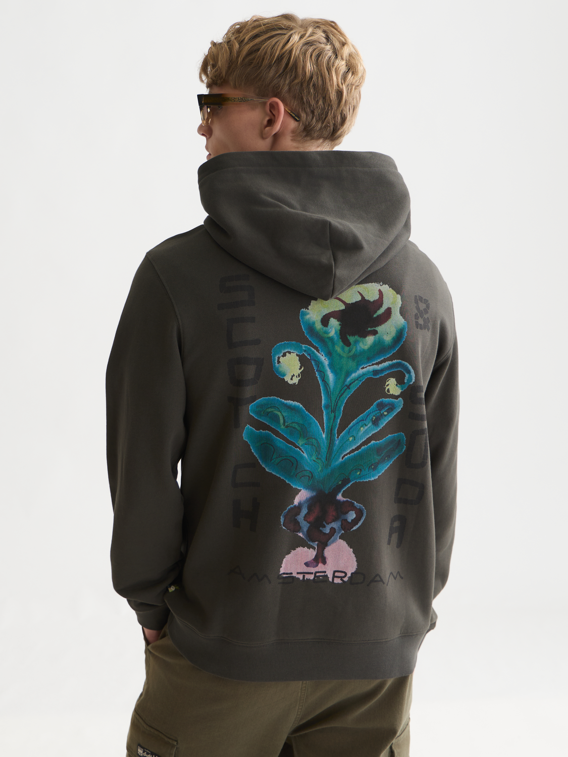 Front And Back Artwork Regular-Fit Hoodie