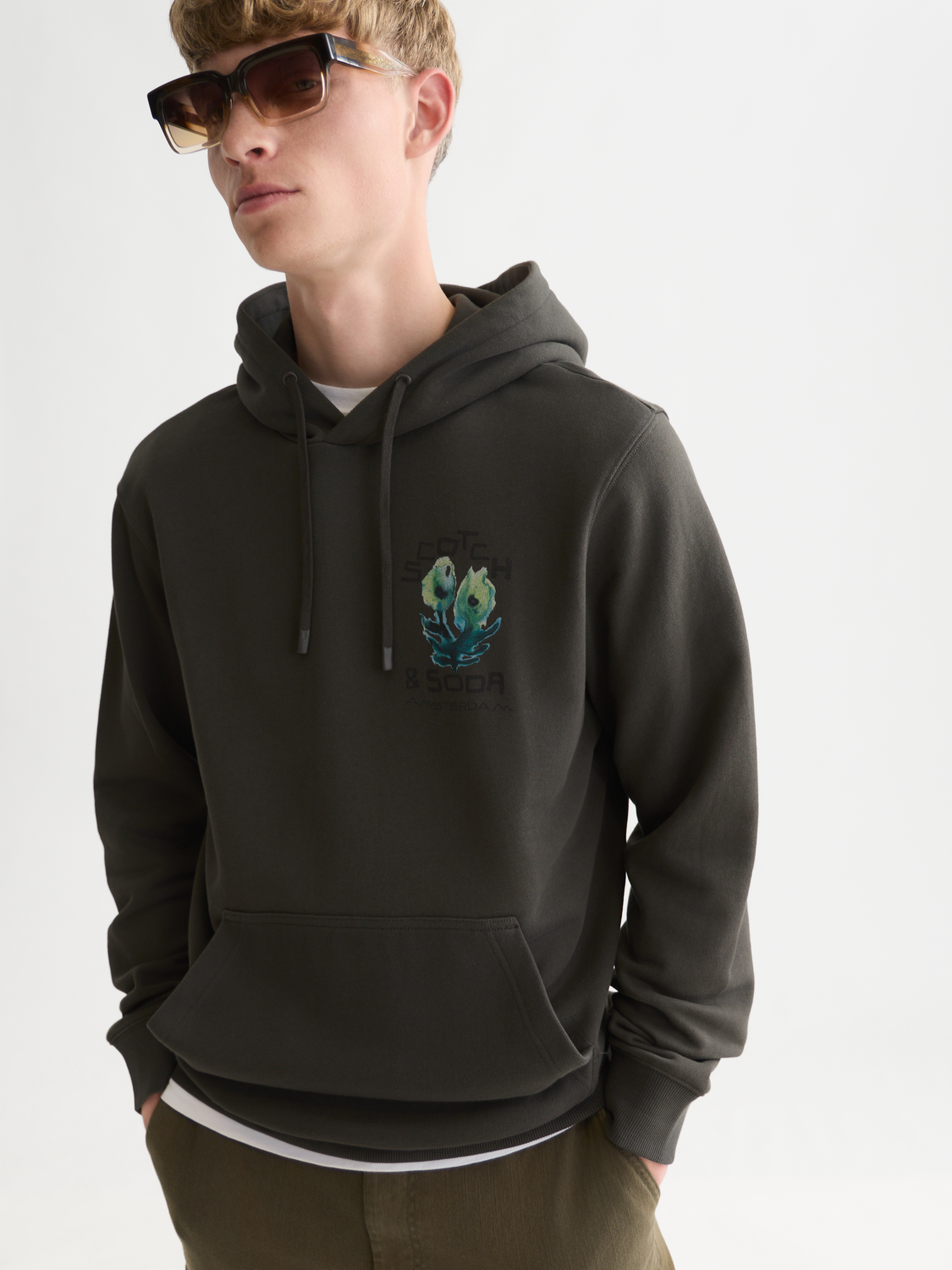 Front And Back Artwork Regular-Fit Hoodie