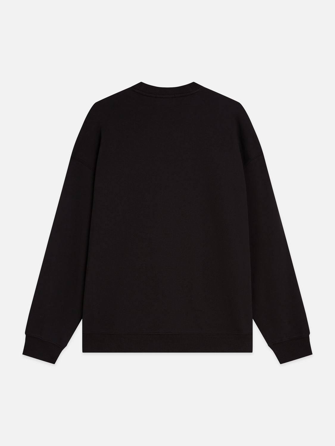 Placed Embroidered Artwork Loose-Fit Sweatshirt