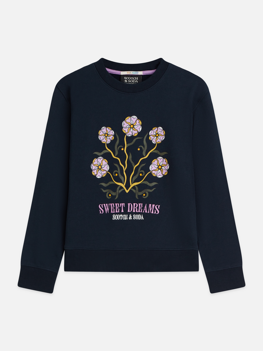 Girls' Front Artwork Relaxed-Fit Sweatshirt