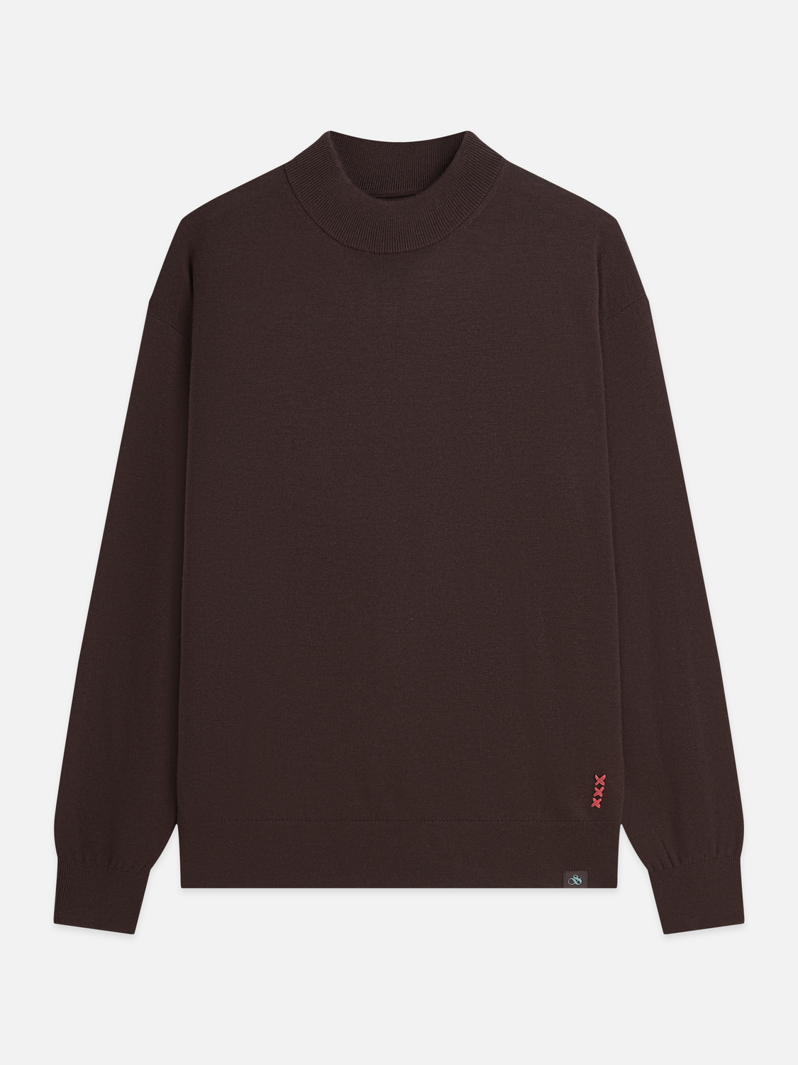 Essentials Dropped Shoulder Mock Neck Pullover