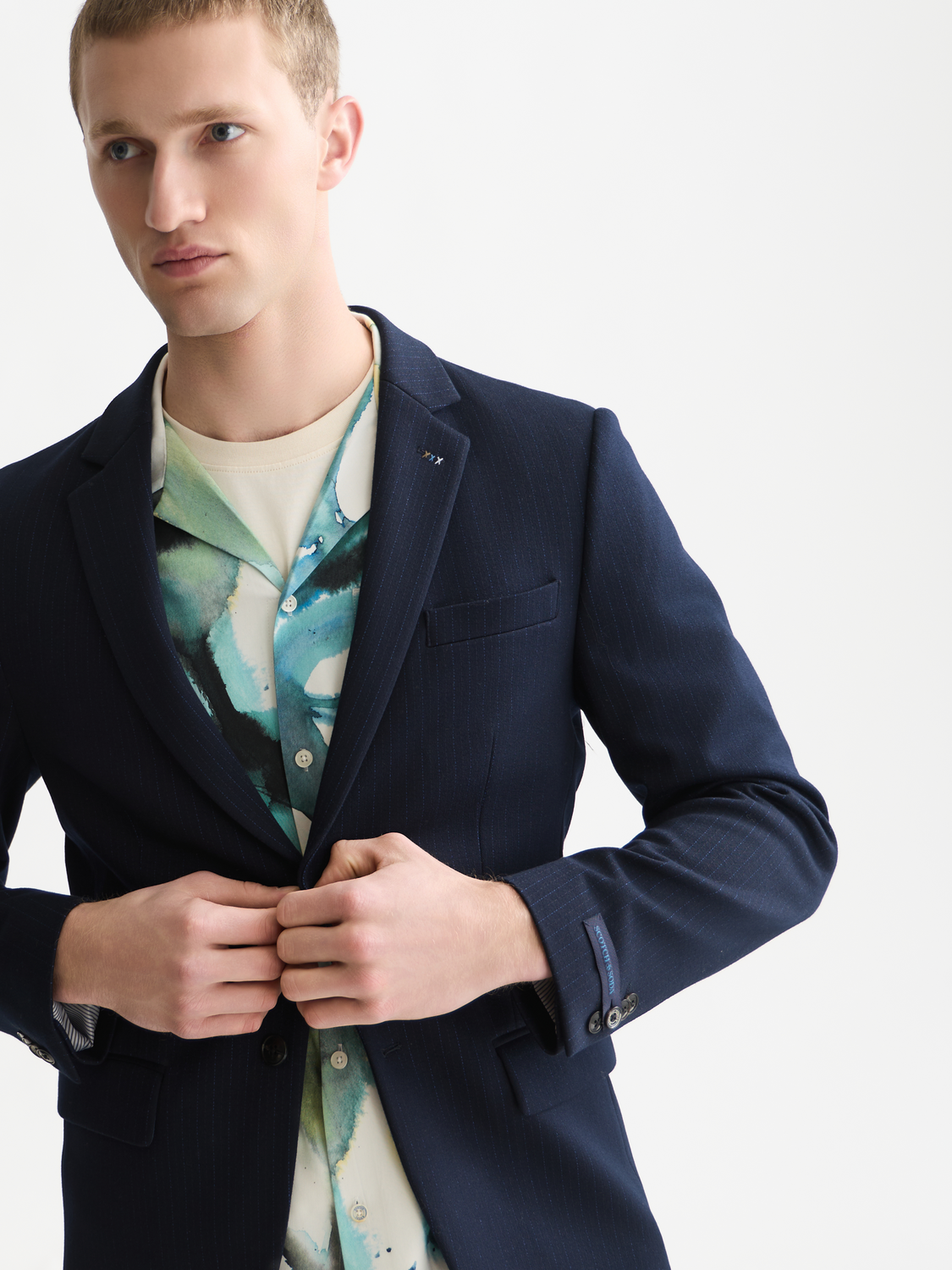 Miles Tailored Jersey Regular-Fit Blazer