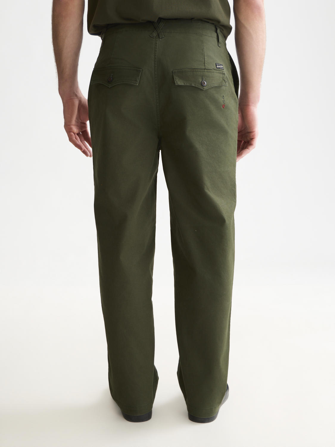 Pitch Peached Cotton-Blend Chino