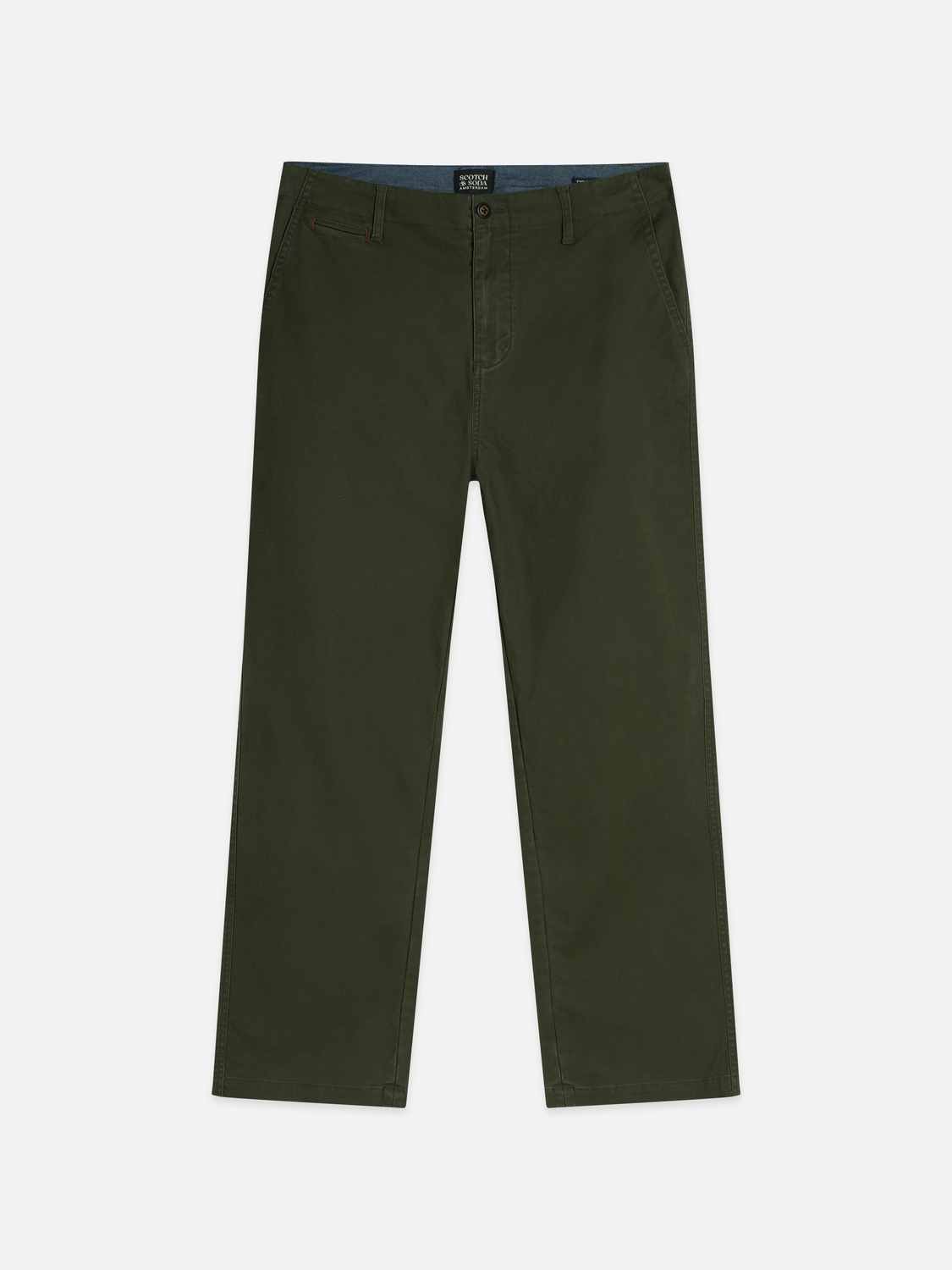 Pitch Peached Cotton-Blend Chino
