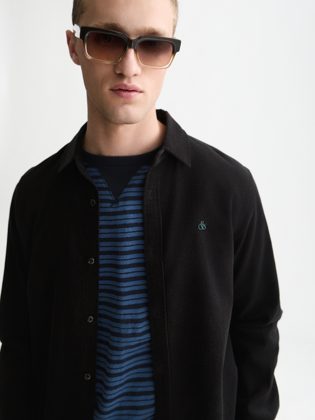 Fine Corduroy Regular-Fit Shirt