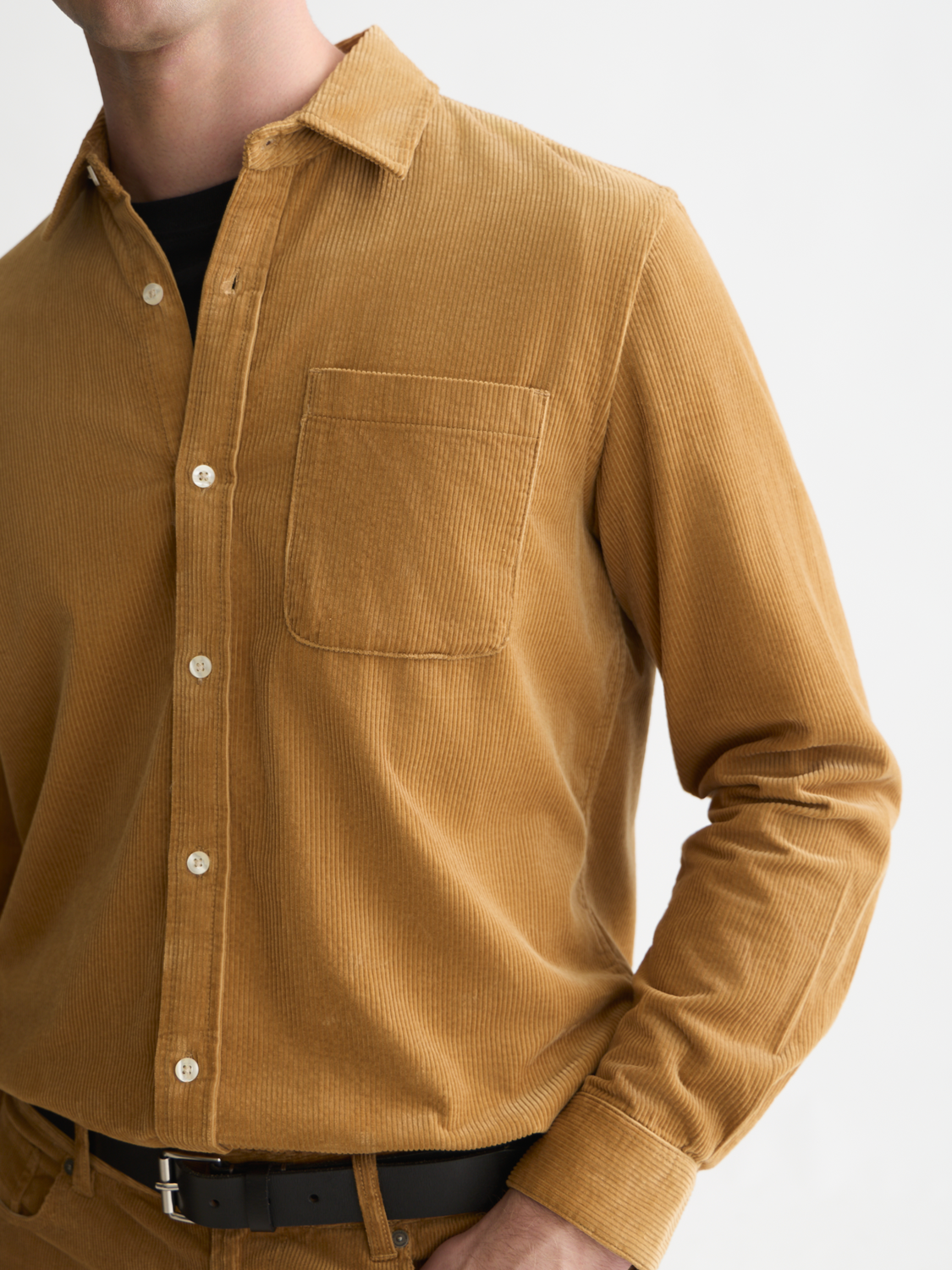 Corduroy Regular-Fit Shirt