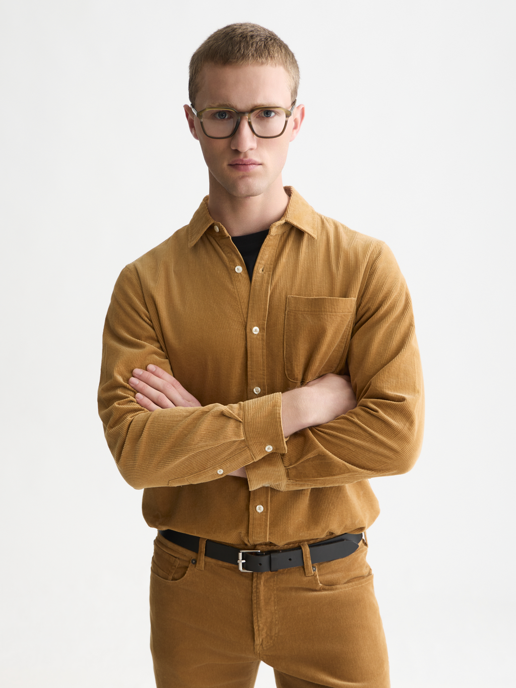 Corduroy Regular-Fit Shirt