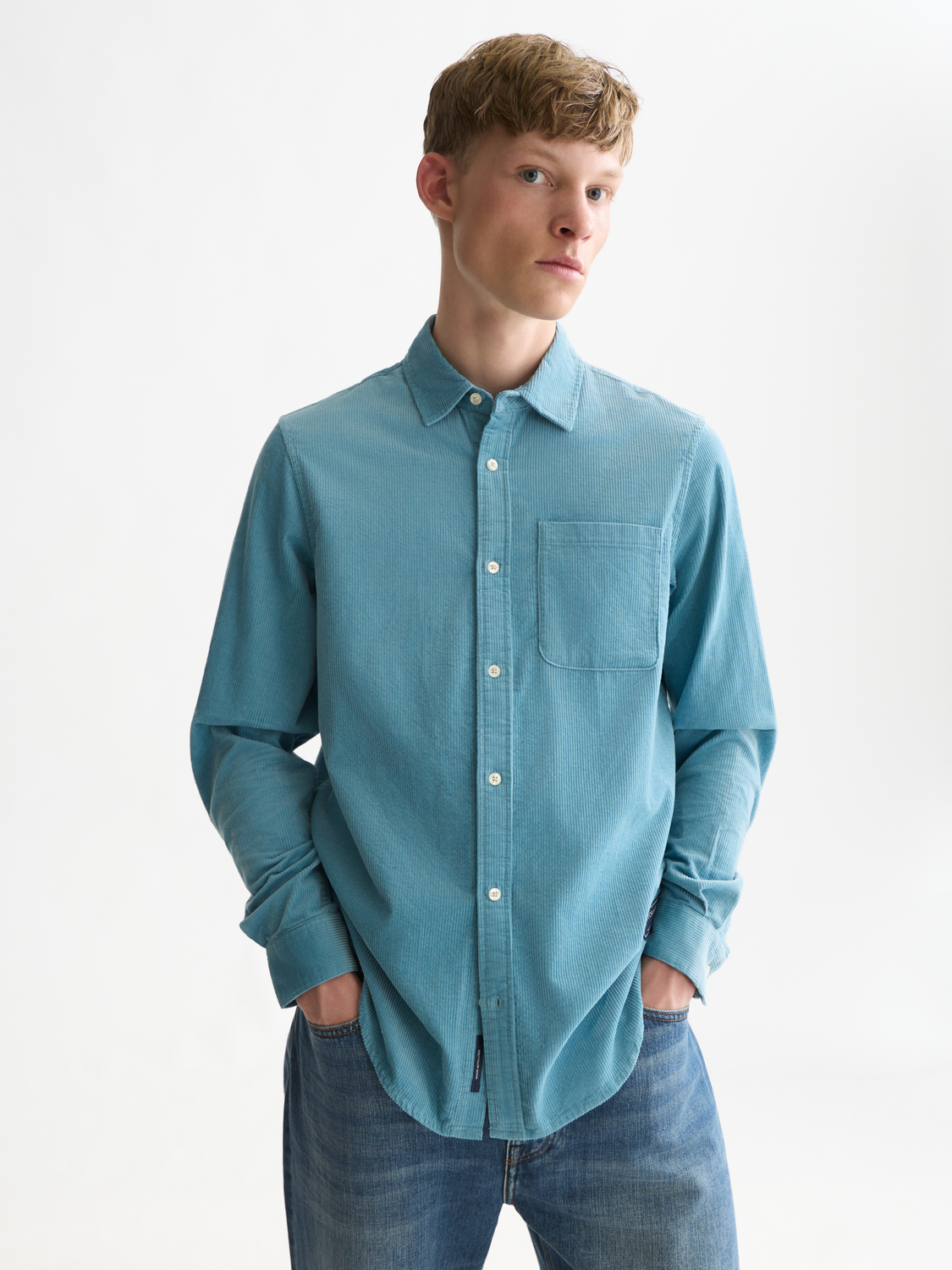 Corduroy Regular-Fit Shirt